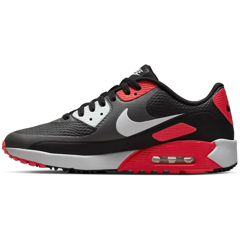 Nike Air Max 90 G Golf Shoes - Iron Grey/White-Black-Infrared 23 3 Nike Air Max 90 G Golf Shoes - Iron Grey/White-Black-Infrared 23