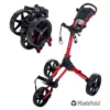 Fastfold Square Golf Trolley - Red/Black -Golf Shop fastfold square golf trolley red black