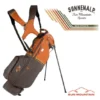 Sun Mountain 2023 Mid Stripe Stand Bag - Cabin/Umber/Wheat 2 Sun Mountain 2023 Mid Stripe Stand Bag - Cabin/Umber/Wheat -Golf Shop sm 23 midstr cuw