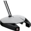 Taylormade Spider GT Silver Centre Shafted Putter -Golf Shop spider gt centre shaft silver black putter profile view