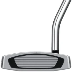Taylormade Spider GT Silver Single Bend Putter 10 Taylormade Spider GT Silver Single Bend Putter -Golf Shop spider gt single bend 7 silver putter face view