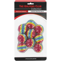Golfers Club Stripe Practice Ball Pack