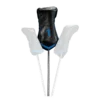 Sun Mountain Leather Chevron Driver Headcover - Black/Cobalt -Golf Shop sun mountain leather headcover chev driver black cobalt.fw