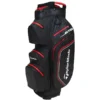 Taylormade Storm Dry Waterproof Cart Bag - Black/Red -Golf Shop taylormade storm dry waterproof cart bag black red n78185 aslangolf