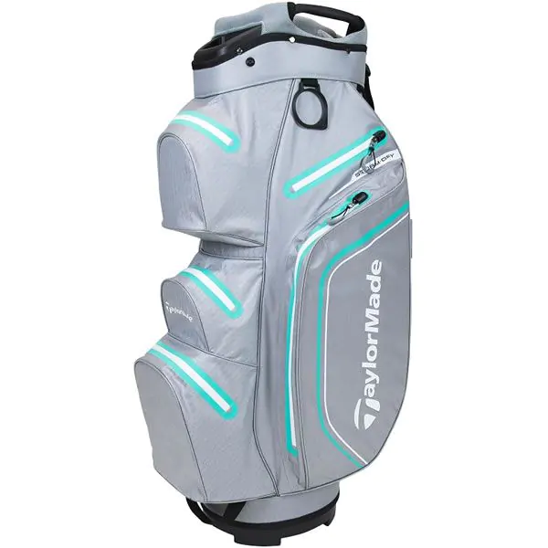 Taylormade Storm Dry Waterproof Cart Bag - Gray 3 Taylormade Storm Dry Waterproof Cart Bag - Gray