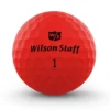 Wilson Staff DX2 Optix Golf Balls - Red (3 Ball Pack) -Golf Shop wgwp43000 dx2 soft optix red ballstamp 002 1