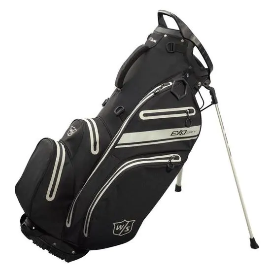 Wilson Staff Exo Dry Carry Bag - Black/Charcoal/Silver 3 Wilson Staff Exo Dry Carry Bag - Black/Charcoal/Silver