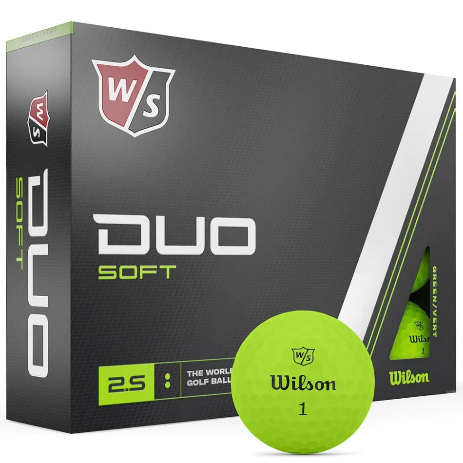 Wilson Staff Duo Soft Green Golf Balls - Dozen 6 Wilson Staff Duo Soft Green Golf Balls - Dozen - Image 4