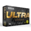 Wilson Ultra Distance 15 Ball Pack Yellow Golf Balls -Golf Shop ws ultra yel